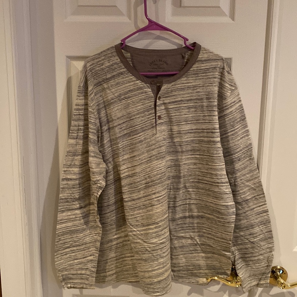 Lucky brand Henley long sleeve shirt